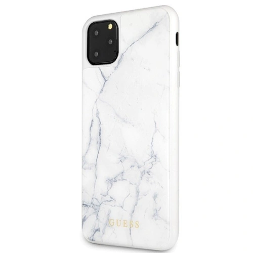 Kup Etui Guess GUHCN65HYMAWH Apple iPhone 11 Pro Max alb/marmură albă - GUE264WHT - {ean13} - Sklep Home Screen