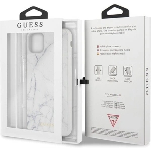 Kup Etui Guess GUHCN65HYMAWH Apple iPhone 11 Pro Max alb/marmură albă - GUE264WHT - {ean13} - Sklep Home Screen
