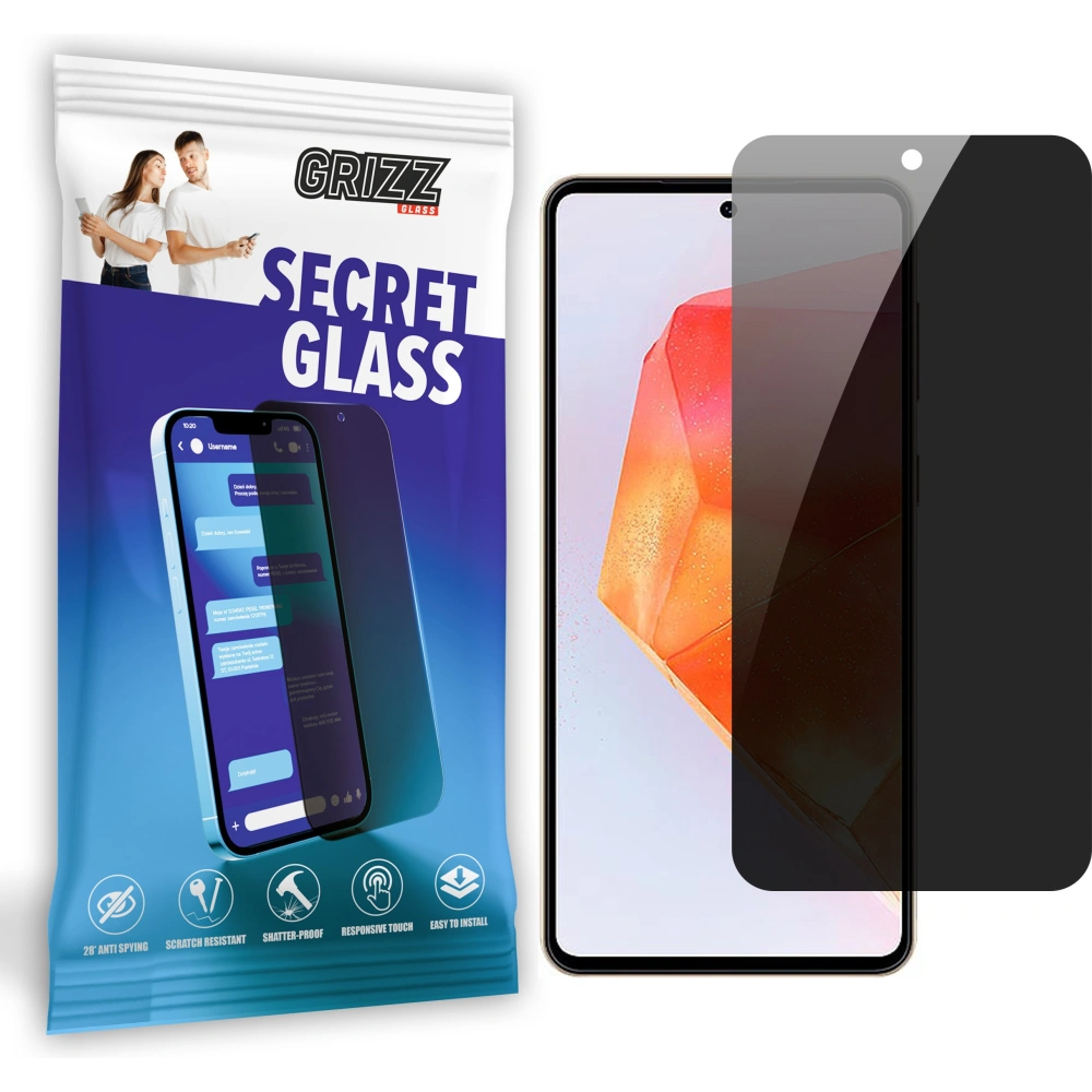 Matowe szkło prywatyzujące GrizzGlass SecretGlass do Samsung Galaxy F55