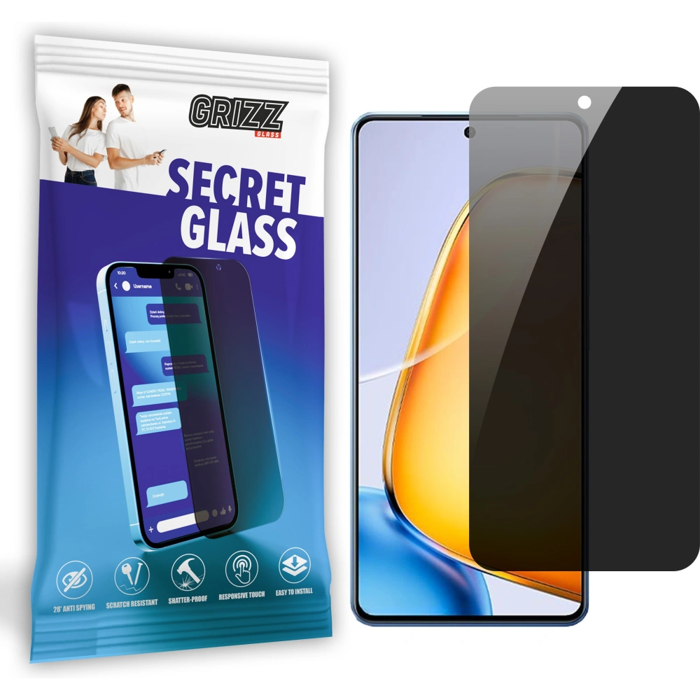 Matowe szkło prywatyzujące GrizzGlass SecretGlass do Vivo Y200 GT