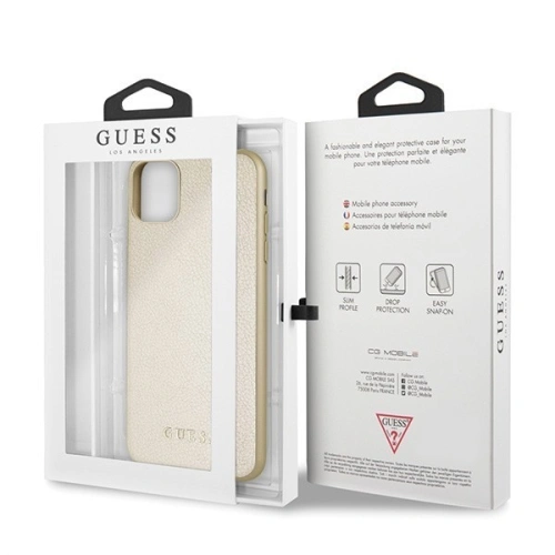 Buy Guess GUHCN65IGLGO iPhone 11 Pro Max gold hard case Iridescent - GUE266GLD - {ean13} - Home Screen Store Europe