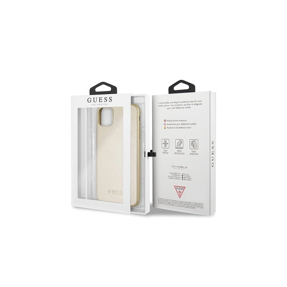 Etui Guess GUHCN65IGLGO Apple iPhone 11 Pro Max złoty/gold hard case Iridescent