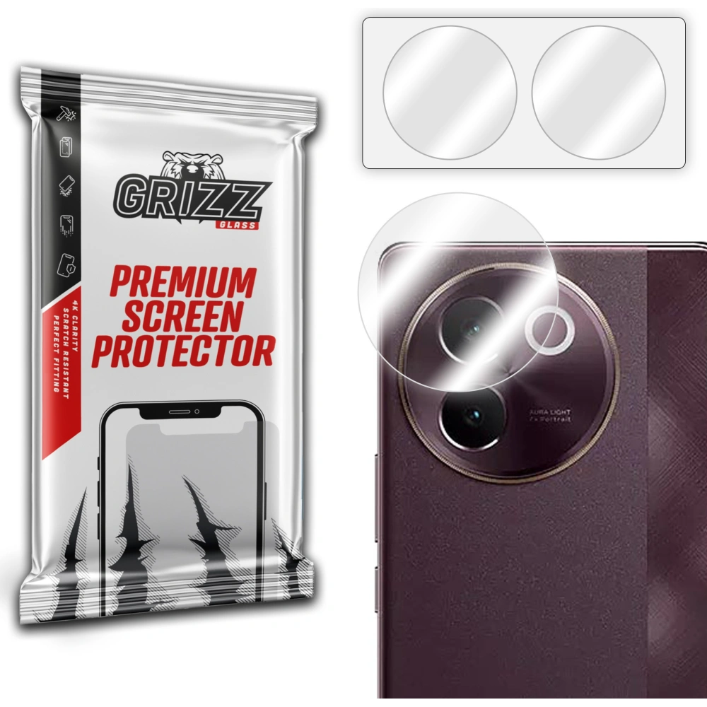 Szkło na aparat GrizzGlass HybridGlass Camera do Vivo V30e