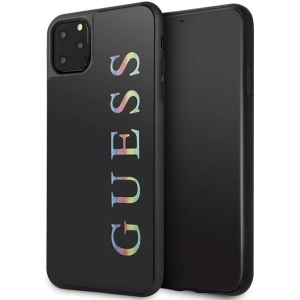 Etui Guess GUHCN65LGMLBK Apple iPhone 11 Pro Max černý/black hard case Glitter Logo
