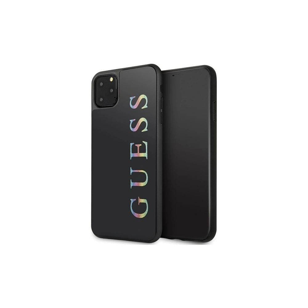 Etui Guess GUHCN65LGMLBK Apple iPhone 11 Pro Max czarny/black hard case Glitter Logo