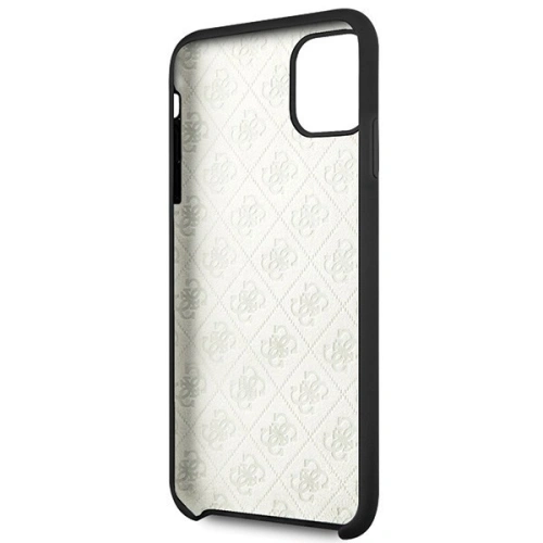 Kup Etui Guess GUHCN65LS4GBK Apple iPhone 11 Pro Max negru/czarny husă din silicon 4G Tone On Tone - GUE269BLK - {ean13} - Sklep Home Screen