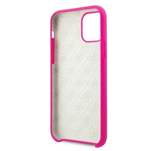 Kup Etui Guess GUHCN65LS4GFU Apple iPhone 11 Pro Max fucsia/fuchsia carcasă tare din silicon 4G Tone On Tone - GUE270FKS - {ean13} - Sklep Home Screen