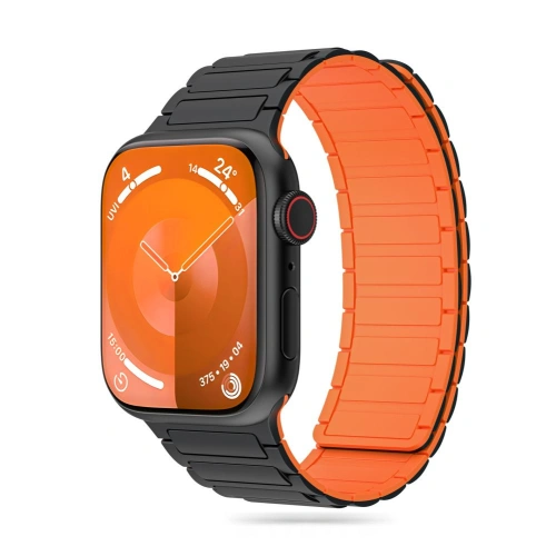 Kup Tech-Protect IconBand Magnetic Apple Watch 4/5/6/7/8/9/SE/Ultra 42/44/45/49mm schwarz/orange - THP2817 - {ean13} - Sklep Home Screen