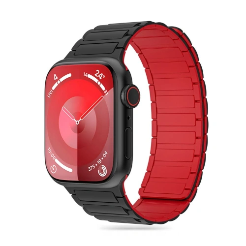 Kup Tech-Protect IconBand Magnetic Apple Watch 4/5/6/7/8/9/SE/Ultra 42/44/45/49mm schwarz/rot - THP2818 - {ean13} - Sklep Home Screen