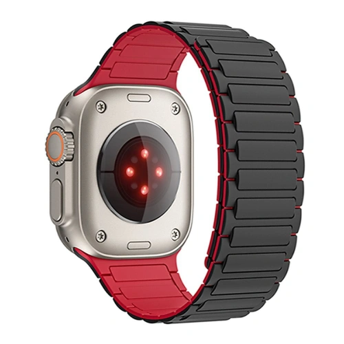 Kup Tech-Protect IconBand Magnetic Apple Watch 4/5/6/7/8/9/SE/Ultra 42/44/45/49mm schwarz/rot - THP2818 - {ean13} - Sklep Home Screen