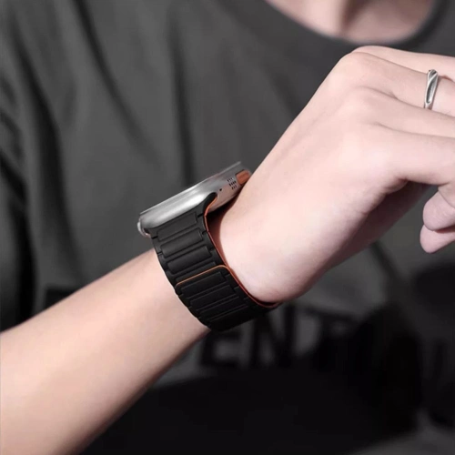 Kup Pasek Tech-Protect IconBand Magnetic Apple Watch 4/5/6/7/8/9/SE/Ultra 42/44/45/49mm černý/červený - THP2818 - {ean13} - Sklep Home Screen