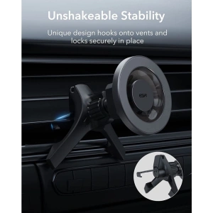 Kup [OUTLET] Uchwyt samochodowy ESR Halolock Magnetic MagSafe Vent Car Mount Metallic Grey - OT-643 - {ean13} - Sklep Home Screen