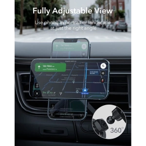 Kup [OUTLET] Uchwyt samochodowy ESR Halolock Magnetic MagSafe Vent Car Mount Metallic Grey - OT-643 - {ean13} - Sklep Home Screen