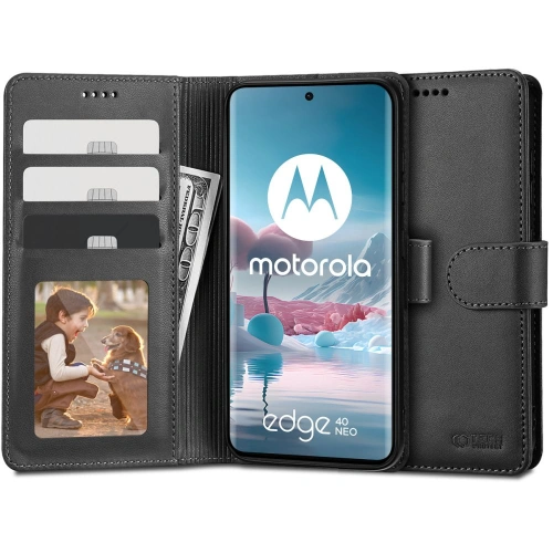 Kup [OUTLET] Etui Tech-protect Wallet Motorola Edge 40 Neo Černá - OT-647 - {ean13} - Sklep Home Screen
