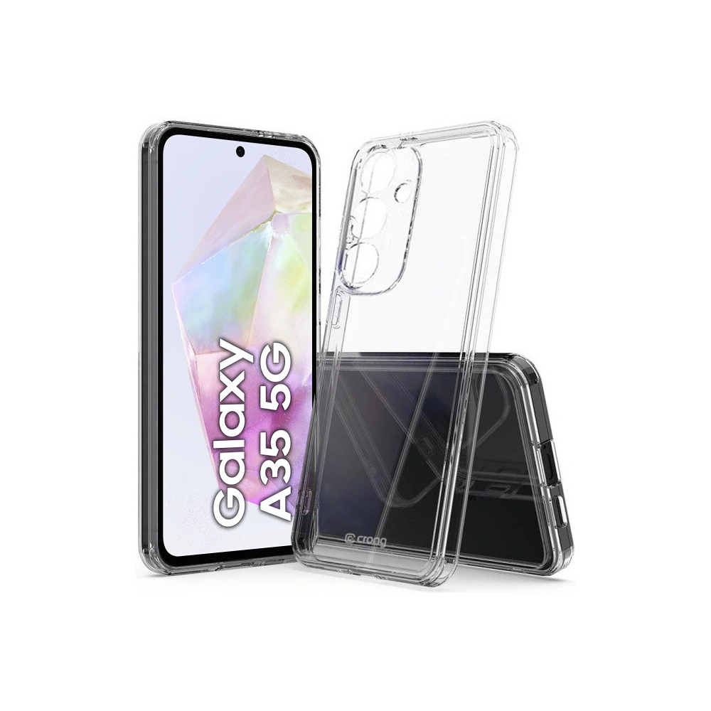 Etui Crong Crystal Shield Cover Samsung Galaxy A35 5G przezroczysty