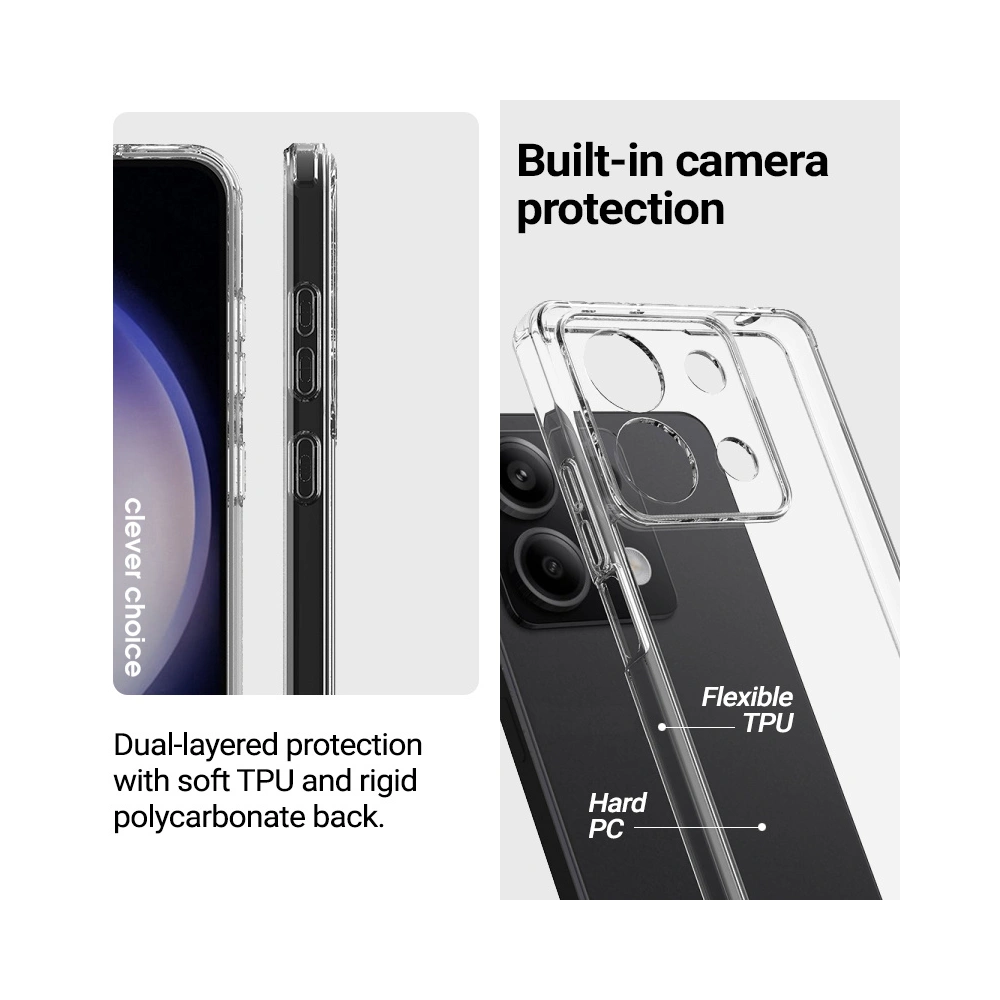 Etui Crong Crystal Shield Cover Samsung Galaxy A15 5G przezroczysty