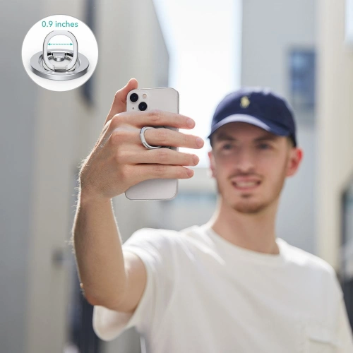 Kup Fingerhalter ESR Halolock MagSafe Telefonring-Ständer Silber - ESR798 - {ean13} - Sklep Home Screen