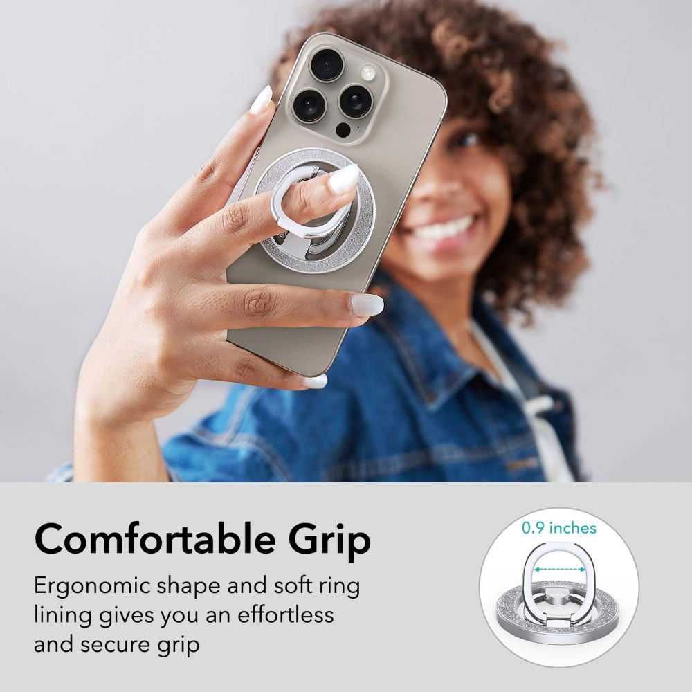 Uchwyt na palec ESR Halolock MagSafe Phone Ring Stand Rhinestone