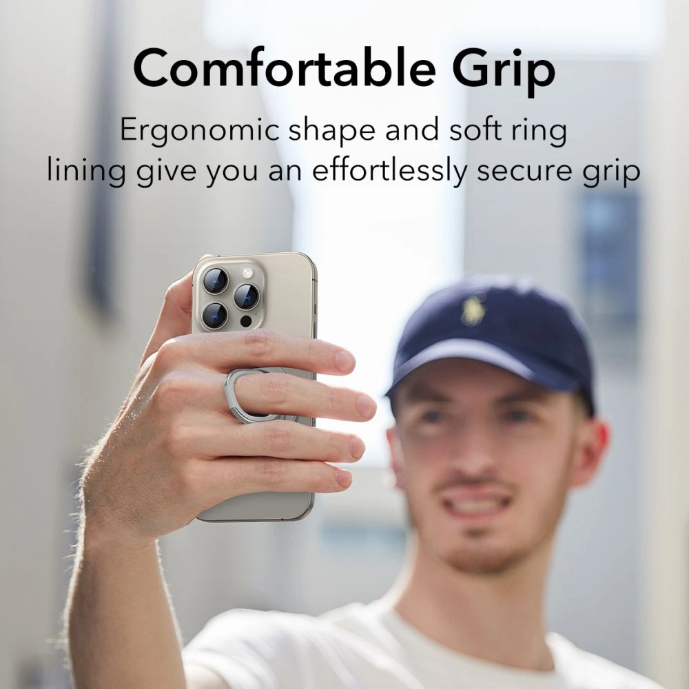 Uchwyt na palec ESR Halolock MagSafe Phone Ring Stand Titanium