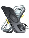 Kup Sada pouzdra + sklo na displej + ochrana objektivu ESR Classic Pro Set Halolock MagSafe Apple iPhone 15 Frosted Black - ESR801 - {ean13} - Sklep Home Screen