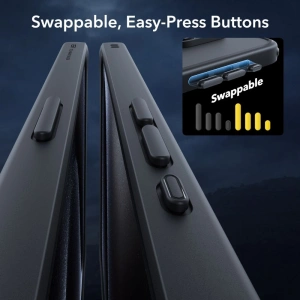 Kup Zestaw etui + szkło na ekran + osłona na obiektyw ESR Classic Pro Set Halolock MagSafe Apple iPhone 15 Pro Max Frosted Black - ESR804 - {ean13} - Sklep Home Screen