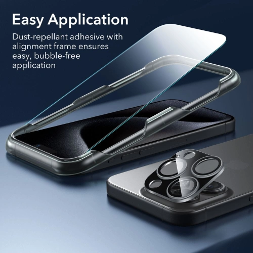 Kup Tok + képernyővédő üveg + lencse védő ESR Classic Pro Set Halolock MagSafe Apple iPhone 15 Pro Max Frosted Black - ESR804 - {ean13} - Sklep Home Screen
