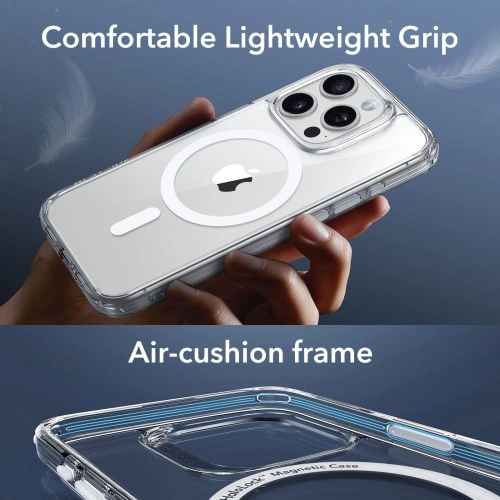 Kup Tok készlet + képernyő üveg + objektív védő ESR Classic Pro Set Halolock MagSafe Apple iPhone 15 Pro Max Clear - ESR805 - {ean13} - Sklep Home Screen
