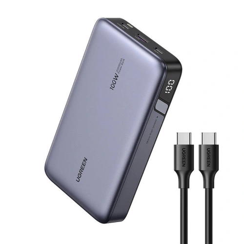 Kup Powerbank 20000mAh UGREEN PB720, USB-A, 2xUSB-C 100W PD szürke - UGR1830 - {ean13} - Sklep Home Screen