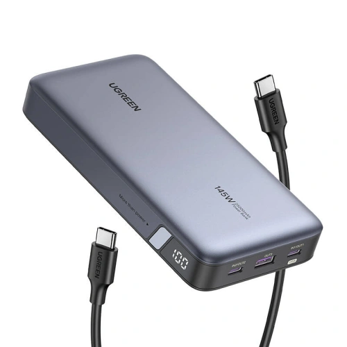 Kup UGREEN PB205 25000mAh Powerbank, USB-A, 2xUSB-C 145W PD szürke - UGR1831 - {ean13} - Sklep Home Screen