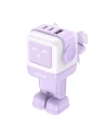 UGREEN Nexode Robot GaN hálózati töltő 2xUSB-A, USB-C 65W lila
