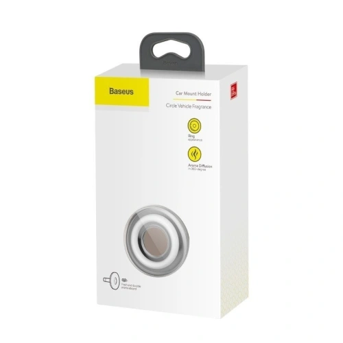 Buy Baseus Circle Car Air Freshener Holder Silver - BSU669SLV - {ean13} - Home Screen Store Europe