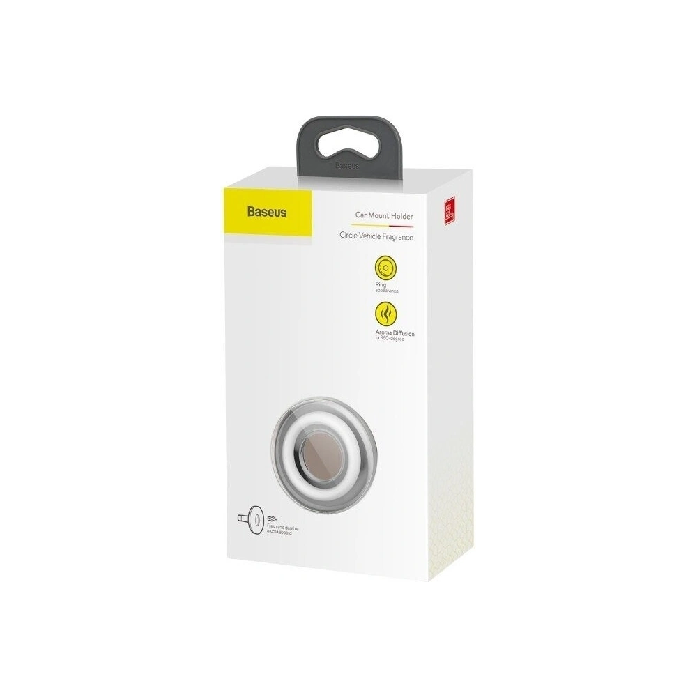 Odświeżacz powietrza do samochodu Baseus Circle (srebrny)
