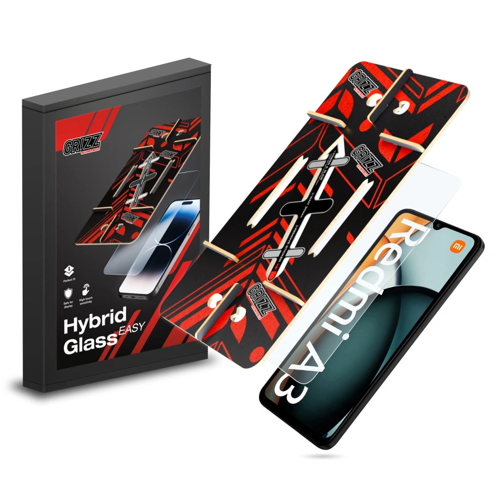 Szkło hybrydowe GrizzGlass HybridGlass Easy do Xiaomi Redmi A3