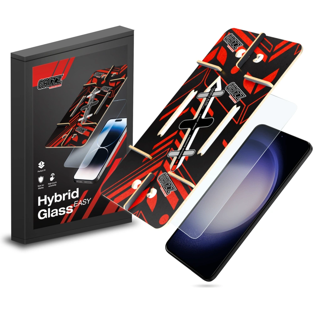 Szkło hybrydowe GrizzGlass HybridGlass Easy do Samsung Galaxy S23+ Plus