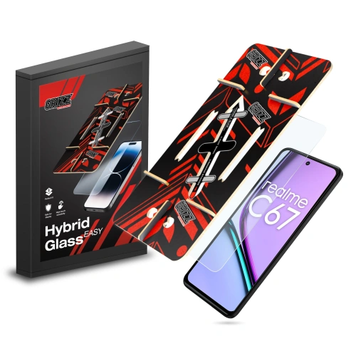Kup Szkło hybrydowe GrizzGlass HybridGlass Easy do Realme C67 - GRZ10014 - {ean13} - Sklep Home Screen