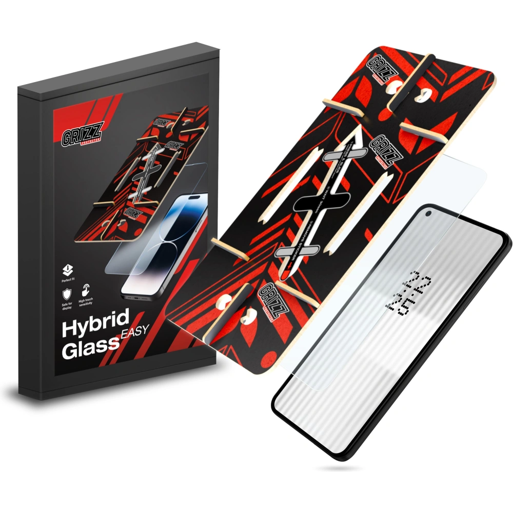 Szkło hybrydowe GrizzGlass HybridGlass Easy do Nothing Phone 1