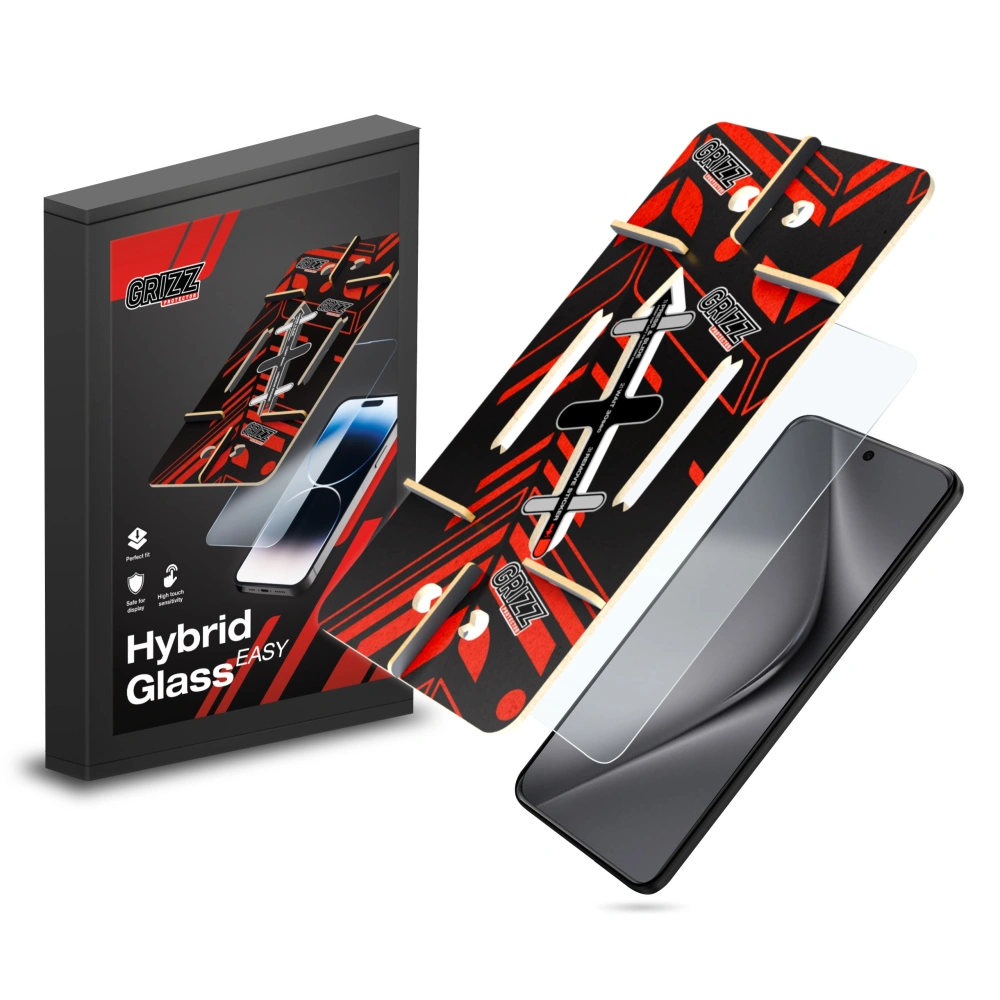 Szkło hybrydowe GrizzGlass HybridGlass Easy do Huawei Pura 70 Pro Plus