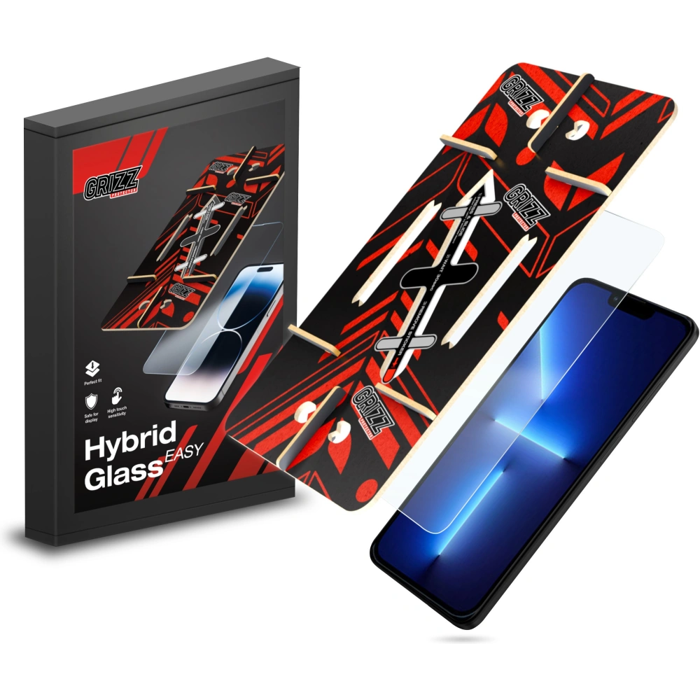 Szkło hybrydowe GrizzGlass HybridGlass Easy do Apple iPhone 13 Pro Max