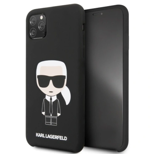 Kup Karl Lagerfeld KLHCN65SLFKBK iPhone 11 Pro Max hardcase černý/black Silicone Iconic - KLD181BLK - {ean13} - Sklep Home Screen
