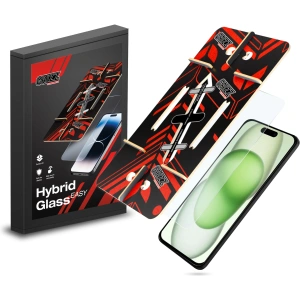 Szkło hybrydowe GrizzGlass HybridGlass Easy do Apple iPhone 15