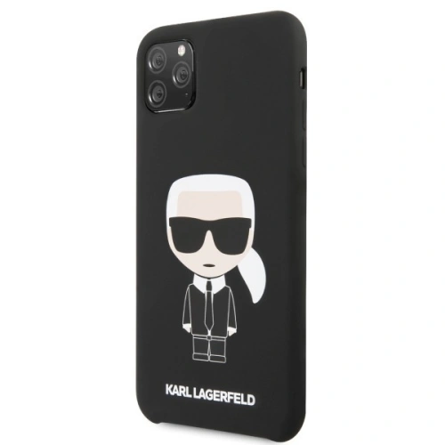 Kup Karl Lagerfeld KLHCN65SLFKBK iPhone 11 Pro Max hardcase černý/black Silicone Iconic - KLD181BLK - {ean13} - Sklep Home Screen