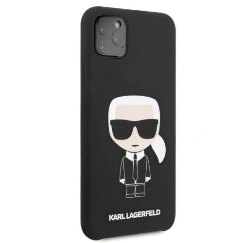 Kup Karl Lagerfeld KLHCN65SLFKBK iPhone 11 Pro Max hardcase černý/black Silicone Iconic - KLD181BLK - {ean13} - Sklep Home Screen