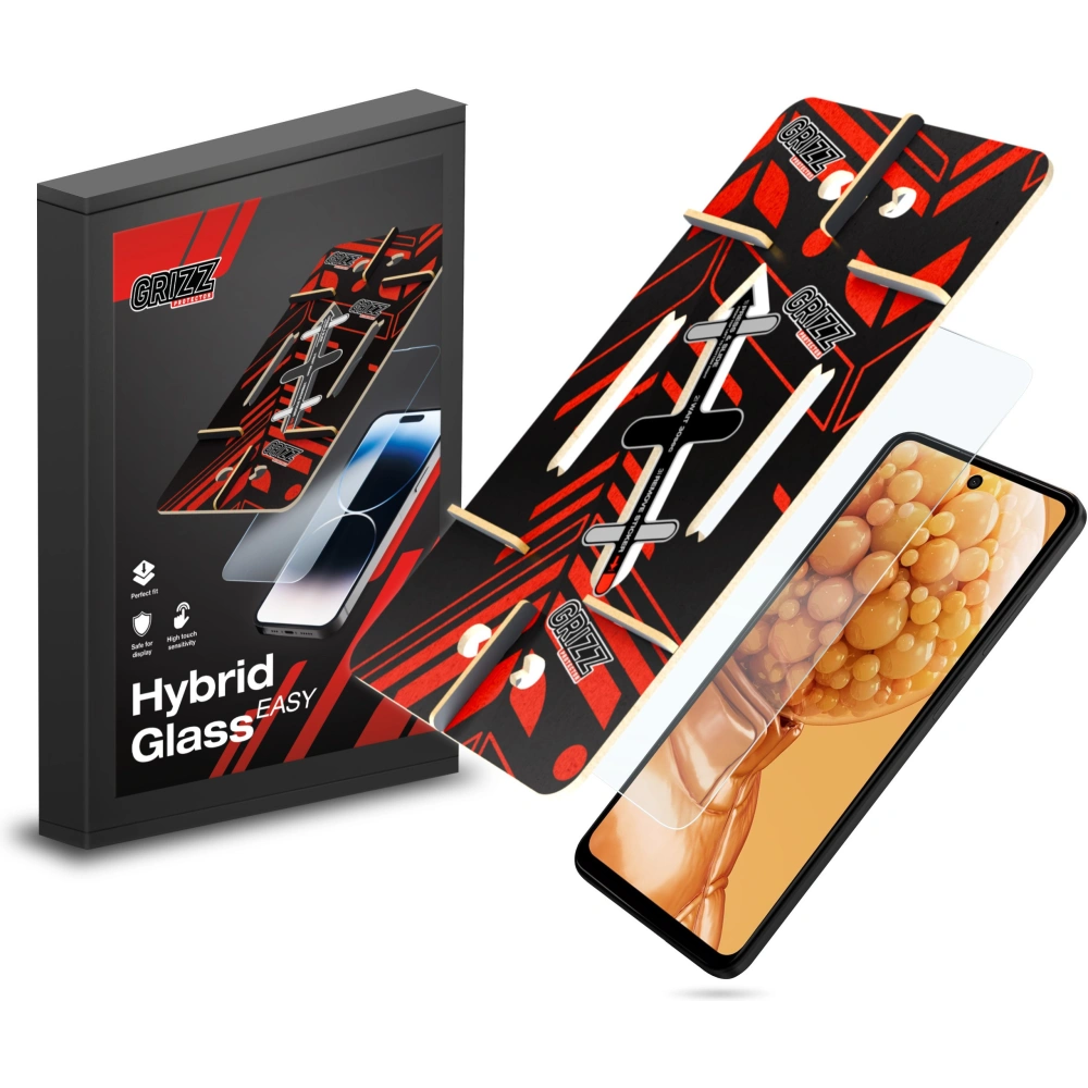 Szkło hybrydowe GrizzGlass HybridGlass Easy do HMD Pulse Plus