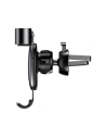 Buy Baseus Gravity Aluminium Air Vent Car Mount Black - BSU674BLK - {ean13} - Home Screen Store Europe