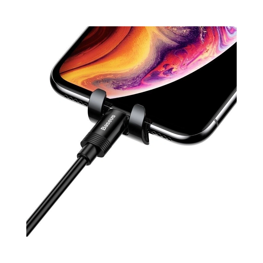 Uchwyt grawitacyjny Baseus na kratkę, aluminiowy (czarny)