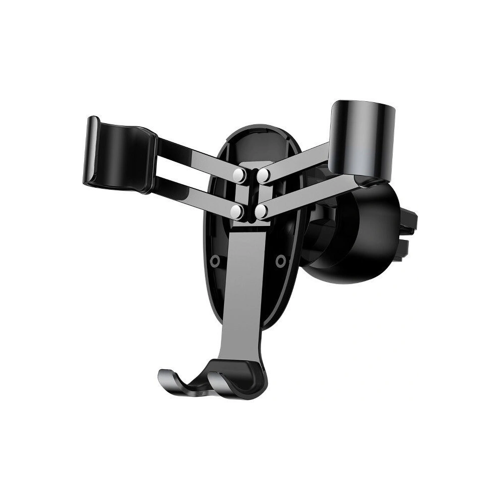 Uchwyt grawitacyjny Baseus na kratkę, aluminiowy (czarny)