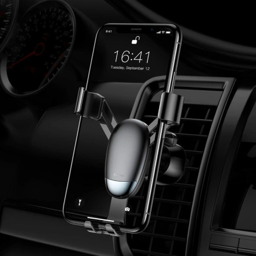 Kup Uchwyt grawitacional Baseus pentru grilă, din aluminiu (negru) - BSU674BLK - {ean13} - Sklep Home Screen