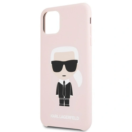 Buy Karl Lagerfeld KLHCN65SLFKPI iPhone 11 Pro Max hardcase light pink Silicone Iconic - KLD182PNK - {ean13} - Home Screen Store Europe