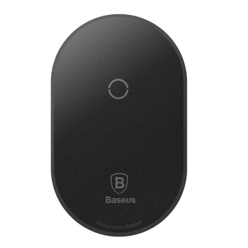 Buy Baseus Microfiber Wireless Charging Receiver QI Receiver with Lightning Plug Black - BSU676 - {ean13} - Home Screen Store Europe