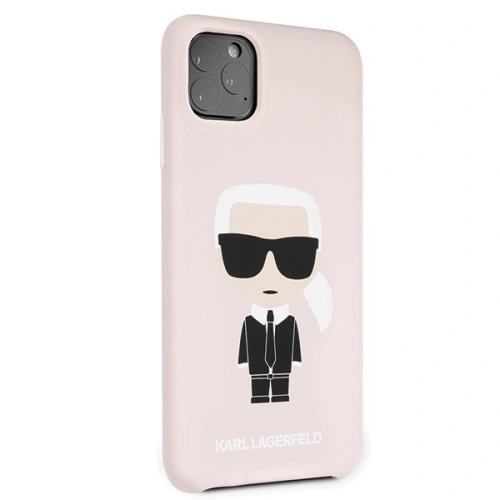 Buy Karl Lagerfeld KLHCN65SLFKPI iPhone 11 Pro Max hardcase light pink Silicone Iconic - KLD182PNK - {ean13} - Home Screen Store Europe